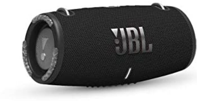 JBL Xtreme 3 – Portable Bluetooth Speaker, Powerful Sound and Deep Bass, IP67 Waterproof, 15 Hours of Playtime, Powerbank, JBL PartyBoost for Multi-speaker Pairing (Black)