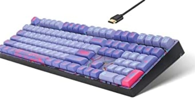 Mechanical Keyboard Wired 108 Keys Gaming Keyboard with Number Pad Hot Swappable for Windows PC Mac Lapto