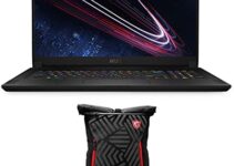 2021 EXPC GS76 Stealth 11UH-078 by_MSI 17 Inch Gaming Laptop (i9-11900H, 64GB RAM, 2TB NVMe SSD, RTX 3080 16GB, 17.3″ 4K UHD, Windows 10 Pro) Professional Gamer Notebook Computer