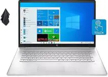 2021 HP 17 Laptop, 17.3″ HD+ Touch Display, AMD Ryzen3 3250U Processor, 16 GB RAM, 256 GB SSD, WiFi, Webcam, Long Battery Life, Windows 10 + One Year of Office365, Silver (Latest Model)