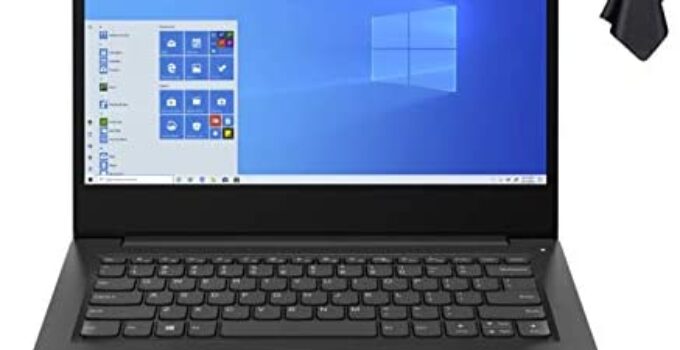 2021 Newest Lenovo Ideapad 3 Premium Laptop, 14″ HD Display, Intel Pentium Gold 6405U 2.4 GHz, 8GB DDR4 RAM, 128GB NVMe M.2 SSD, Bluetooth 5.0, Webcam, WiFi, HDMI, Windows 10 S, Black