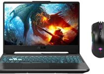 ASUS 15.6″ 144Hz FHD TUF A15 Gaming Laptop, AMD Ryzen 7-4800H (Beats i7-10750H) Up to 4.2GHz, 16GB RAM, 512GB PCIe SSD, NVIDIA GeForce RTX 3050, RGB Backlit Keyboard, Win 10 + Gaming Mouse