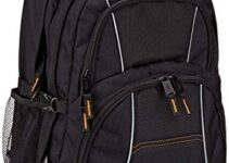 Amazon Basics Laptop Backpack – Fits Up to 17-Inch Laptops