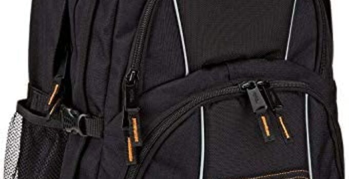 Amazon Basics Laptop Backpack – Fits Up to 17-Inch Laptops