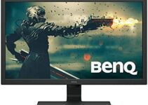BenQ 27 Inch 1080P Monitor | 75 Hz 1ms for Gaming | Proprietary Eye-Care Tech |Adaptive Brightness for Image Quality | GL2780,Glossy Black