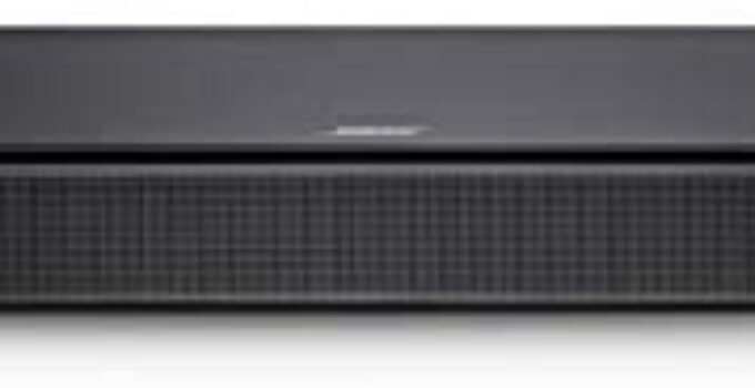 Bose TV Speaker – Soundbar for TV with Bluetooth and HDMI-ARC Connectivity, Black, Includes Remote Control