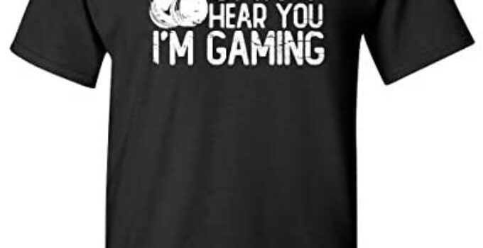 Can’t Hear You I’m Gaming Headset Graphic Video Games Gamer Gift Funny T Shirt