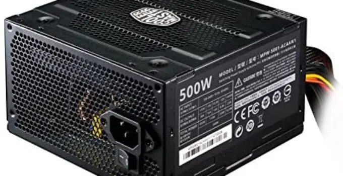 Cooler Master Elite 500W Ver.3 – ATX Power Supply Quiet 120mm Fan PCI-E Support