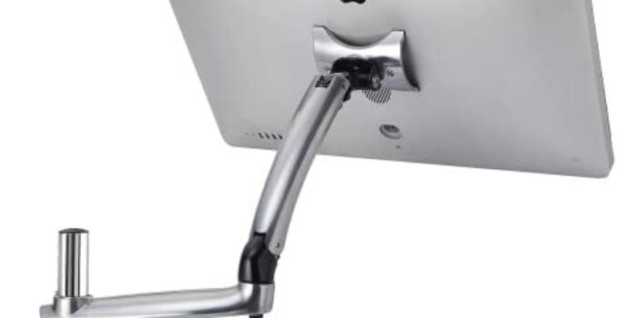 Cotytech Expandable Apple Desk Mount Spring Arm Grommet Base – Silver