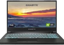 GIGABYTE G5 MD – 15.6″ FHD IPS Anti-Glare 144Hz, Intel Core i5, NVIDIA GeForce RTX 3050 Ti Laptop GPU 4GB GDDR6, 16GB Memory, 512GB SSD, Win10 Home, Gaming Laptop (G5 MD-51US123SH)