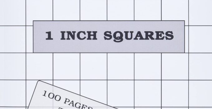 Graph Paper Notebook: 1 Inch squares (100 pages, thick solid lines)