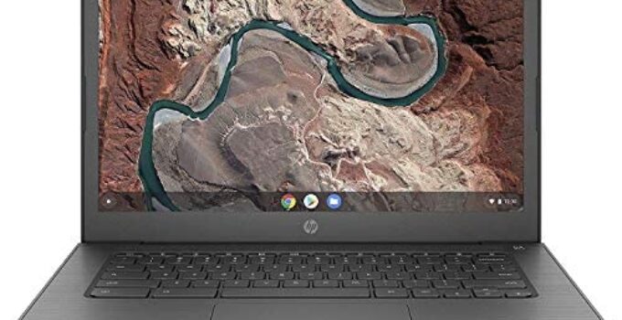 HP Chromebook 14-inch Laptop with 180-Degree Swivel, AMD Dual-Core A4-9120 Processor, 4 GB SDRAM, 32 GB eMMC Storage, Chrome OS (14-db0020nr, Chalkboard Gray) (Renewed)
