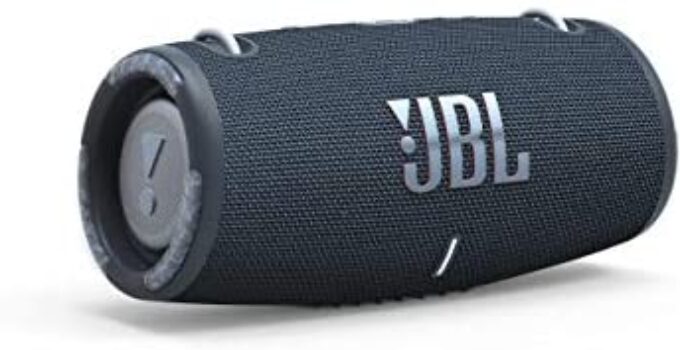 JBL Xtreme 3 – Portable Bluetooth Speaker, Powerful Sound and deep bass, IP67 Waterproof, 15 Hours of Playtime, powerbank, JBL PartyBoost for Multi-Speaker Pairing (Blue)
