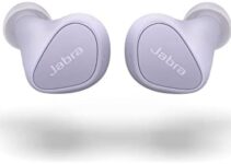 Jabra Elite 3 in Ear Wireless Bluetooth Earbuds – Noise Isolating True Wireless Buds with 4 Built-in Microphones for Clear Calls, Rich Bass, Customizable Sound, and Mono Mode – Lilac