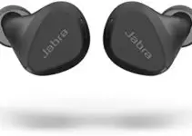 Jabra Elite 4 Active in-Ear Bluetooth Earbuds – True Wireless Ear Buds with Secure Active Fit, 4 Built-in Microphones, Active Noise Cancellation and Adjustable HearThrough Technology – Black