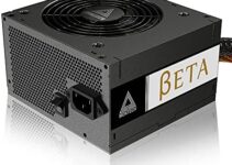 MONTECH BETA 550W 80+ Bronze Certified Power Supply, Japanese Capacitors, 120mm Silent Fan, Continuous PSU
