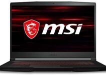 MSI GF63 Thin 9SC-614 15.6″ Gaming Laptop, Intel Core i5-9300H, NVIDIA GTX 1650, 8GB, 512GB NVMe SSD, Win10