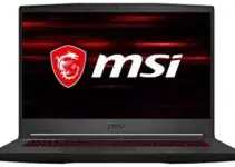 MSI GF65 Thin 9SEXR-250 15.6″ 120Hz Gaming Laptop Intel Core i7-9750H RTX2060 8GB 512GB Nvme SSD Win10Home