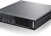 Mini Lenovo ThinkCentre M73 Tiny Desktop PC Computer (Intel Celeron G1820T 2.40 GHz/4GB RAM/128GB SSD/WiFi & Bluetooth/HDMI Adapter/Windows 10 pro 64 bit) (Renewed)