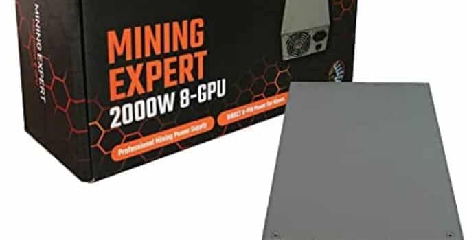 MiningCave Mining Power Supply 2000W Direct 6 PIN to Riser for 8 GPU