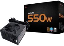 Rosewill Gaming Power Supply, Arc Series 550 Watt (550W) 80 Plus Bronze Certified PSU with Silent 120mm Fan and Auto Fan Speed Control, 3 Year Warranty – ARC550