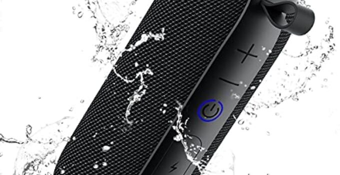 SANAG Portable Bluetooth Speaker, 360 HD Surround Loud Sound and Deep Bass, 25W Wireless Stereo Dual Pairing, IPX7 Waterproof, Bluetooth 5.0, 24H Playtime for Outdoors, Travel, Home and Party