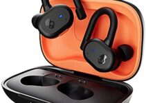 Skullcandy Push Active True Wireless In-Ear Earbud – True Black/Orange