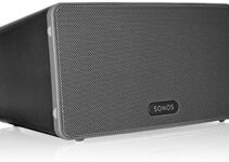Sonos Play:3 – Mid-Sized Wireless Smart Home Speaker for Streaming Music, Amazon Certified and Works with Alexa. (Black)