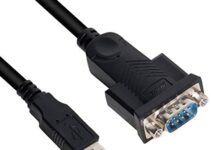 USB to Serial Adapter, Benfei 6 Feet USB to RS-232 Male (9-pin) DB9 Serial Cable, Prolific Chipset, Windows 10/8.1/8/7, Mac OS X 10.6 and Above