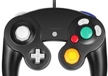 VOYEE PC Controller, Replacement for Gamecube Controller, Compatible with Wired USB Gamecube Controller/PC Windows 7 8 10 (Black)