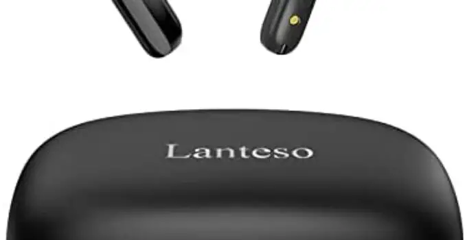 Wireless Earbuds Bluetooth Earbuds Lanteso DBK01 Pro TWS Bluetooth Earbuds with Mics IPX5 Waterproof with Bass Sound in Ear Earphones for Music,Home Office…