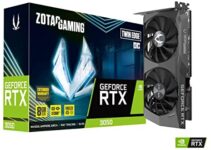 ZOTAC Gaming GeForce RTX 3050 Twin Edge OC 8GB GDDR6 128-bit 14 Gbps PCIE 4.0 Gaming Graphics Card, IceStorm 2.0 Advanced Cooling, Freeze Fan Stop, Active Fan Control, ZT-A30500H-10M
