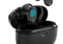 ZZN Active Noise Cancelling Earbuds, True Wireless Earbuds with Microphone, Bluetooth 5.2, Transparency Mode, Bluetooth Headphones with Deep Bass, 28H Playtime and Smart Touch Control