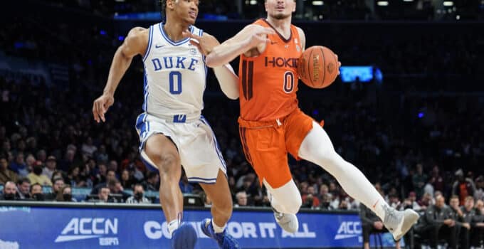 Paolo Banchero, No. 7 Duke Upset by Unkranked Virginia Tech in 2022 ACC Championship
