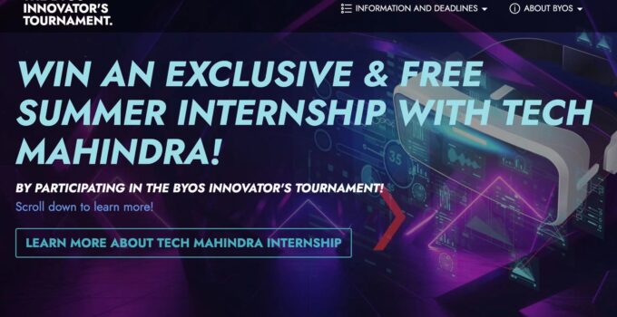 Tech Students – Sign Up for the BYOS Innovators Tournament 2022