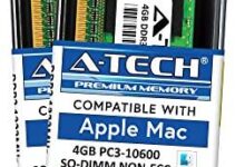 A-Tech for Apple 8GB Kit 2X 4GB PC3-10600 1333Mhz Mac Mini iMac Mid 2011 Mid 2010 Late 2011 MC508LL/A A1311 MC509LL/A MC510LL/A A1312 MC978LL/A MC816LL/A A1347 MC936LL/A Memory RAM