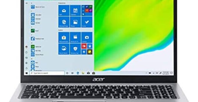 Acer Aspire 5 A515-56-50RS, 15.6″ Full HD IPS Display, 11th Gen Intel Core i5-1135G7, Intel Iris Xe Graphics, 8GB DDR4, 256GB NVMe SSD, WiFi 6, Fingerprint Reader, Backlit Keyboard