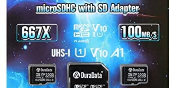Amplim 32GB Micro SD Card, 4 Pack MicroSD Memory Plus Adapter, Extreme High Speed MicroSDHC Class 10 UHS-I U1 V10 TF Nintendo-Switch, GoPro Hero, Raspberry Pi, Phone Galaxy, Camera Cam, Tablet, PC