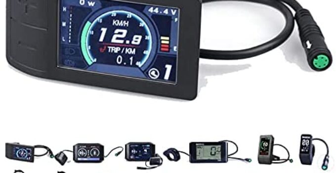 BAFANG LCD Display & Computer for Electric Bike : Compatible BBS01 BBS02 BBSHD Mid Drive Motor, 8fun Smart Indicator & Meter Control Panel 500C -H 750C Bluetooth 850C 860C DPC18 with Controller