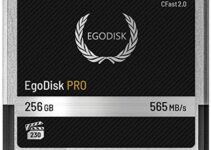 EgoDisk PRO 256GB CFast 2.0 Card – (BLACKMAGIC DESIGN URSA MINI 4K • 4.6K | CANON • XC10 • XC15 • 1DX MARK II • C200 | HASSELBLAD H6D-50C • H6D-100C | ATOMOS | PHANTOM VEO S) – 3 Year Warranty