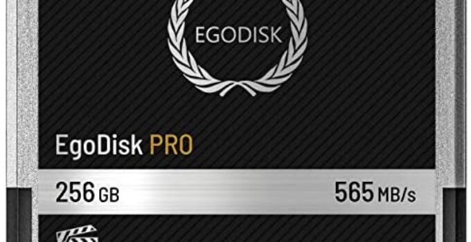 EgoDisk PRO 256GB CFast 2.0 Card – (BLACKMAGIC DESIGN URSA MINI 4K • 4.6K | CANON • XC10 • XC15 • 1DX MARK II • C200 | HASSELBLAD H6D-50C • H6D-100C | ATOMOS | PHANTOM VEO S) – 3 Year Warranty