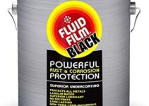 Fluid Film Black Non-Aerosol, Long Lasting Corrosion, Penetrant & Lubricant, Anti-Rust Coating, Protects All Metals in Marine and Undercoating in Automotive & Snow-Handling Vehicles, 1 Gallon