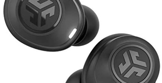 JLab JBuds Air True Wireless Signature Bluetooth Earbuds + Charging Case – Black – IP55 Sweat Resistance – Bluetooth 5.0 Connection – 3 EQ Sound Settings: JLab Signature, Balanced, Bass Boost