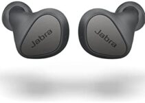 Jabra Elite 3 in Ear Wireless Bluetooth Earbuds – Noise Isolating True Wireless Buds with 4 Built-in Microphones for Clear Calls, Rich Bass, Customizable Sound, and Mono Mode – Dark Grey