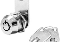 Kingsley Tubular Cam Lock with 5/8″ Cylinder–Chrome Finish, Keyed Alike, RV Lock Replacement, Cabinet Lock, ATM, Vending Machine Lock, Tool Box Lock, File Cabinet, Arcade Lock