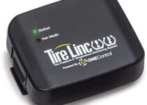Lippert Components – 2020106863 Tire LINC Tire Pressure and Temperature Monitoring System for RVs (TPMS) with Tire Sensors and Repeater