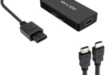 N64 to HDMI Converter, Support 16:9 and 4:3 Convert, HDMI Cable for N64 & Super SNES and NGC