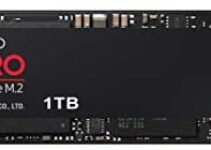 SAMSUNG 970 PRO SSD 1TB – M.2 NVMe Interface Internal Solid State Drive with V-NAND Technology (MZ-V7P1T0BW) Black/Red