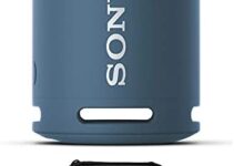Sony XB13 Extra BASS Portable IP67 Waterproof/Dustproof Wireless Bluetooth Speaker (Light Blue) with Knox Gear Hard Shell Storage and Travel Case (Black) Bundle (2 Items)