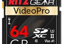 Video Pro SD Card UHS-II 64GB SDXC Memory Card U3 V60 A1, Extreme Performance Professional Sd-Card (R 265mb/s 120mb/s W) for Advanced DSLR,Well-Suited for Video, Including 4K,8K, 3D, Full HD Video